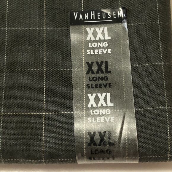 VanHeusen Mens Office Collection Button Down shirt 18-18 1/2 XXL NWT - Picture 6 of 10